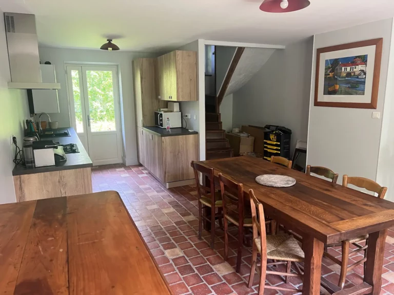 Rénovation cuisine ouverte sur jardin par TerraRenova