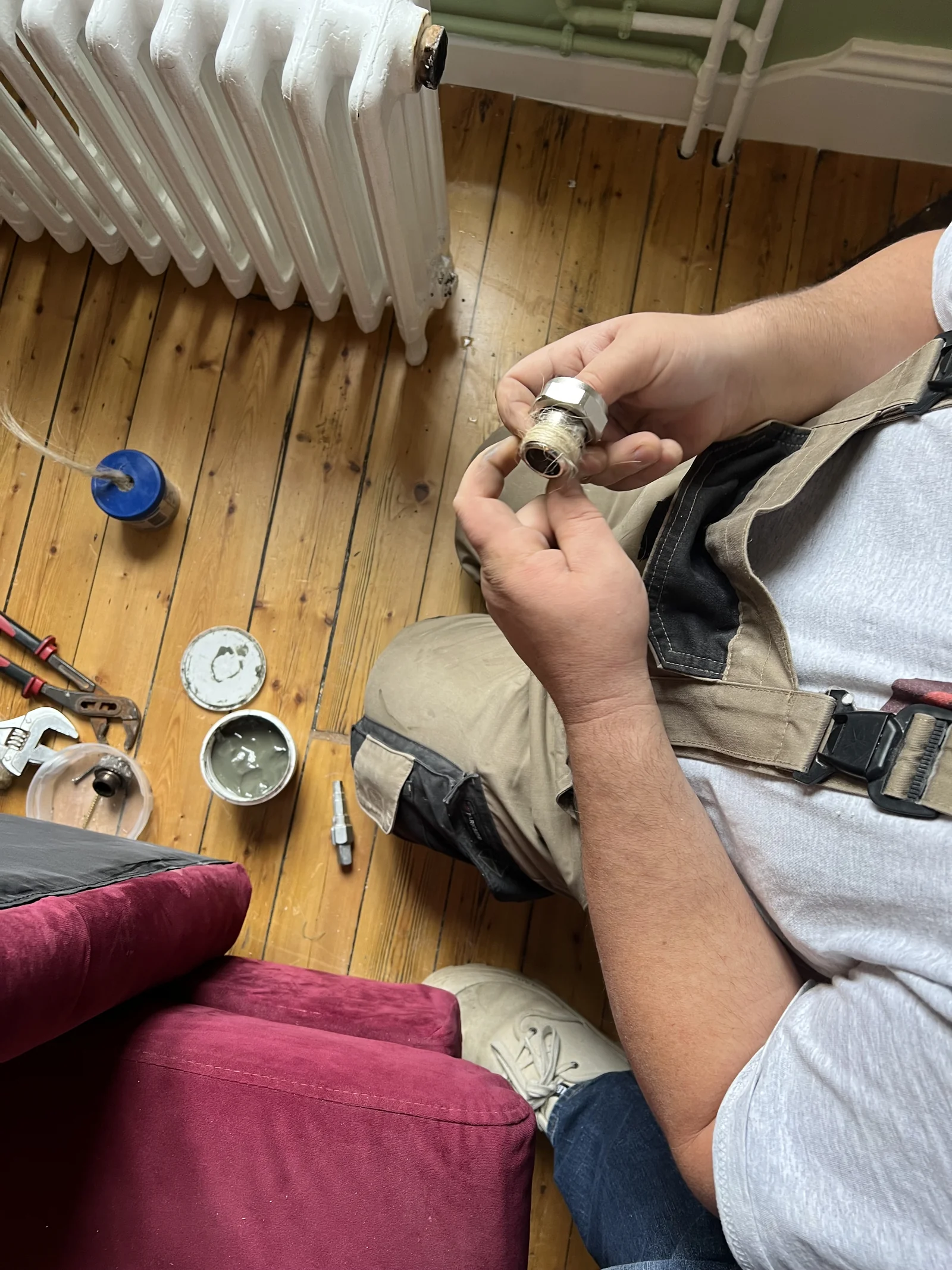 Installation chauffage par TerraRenova — radiateurs, plancher chauffant, PAC