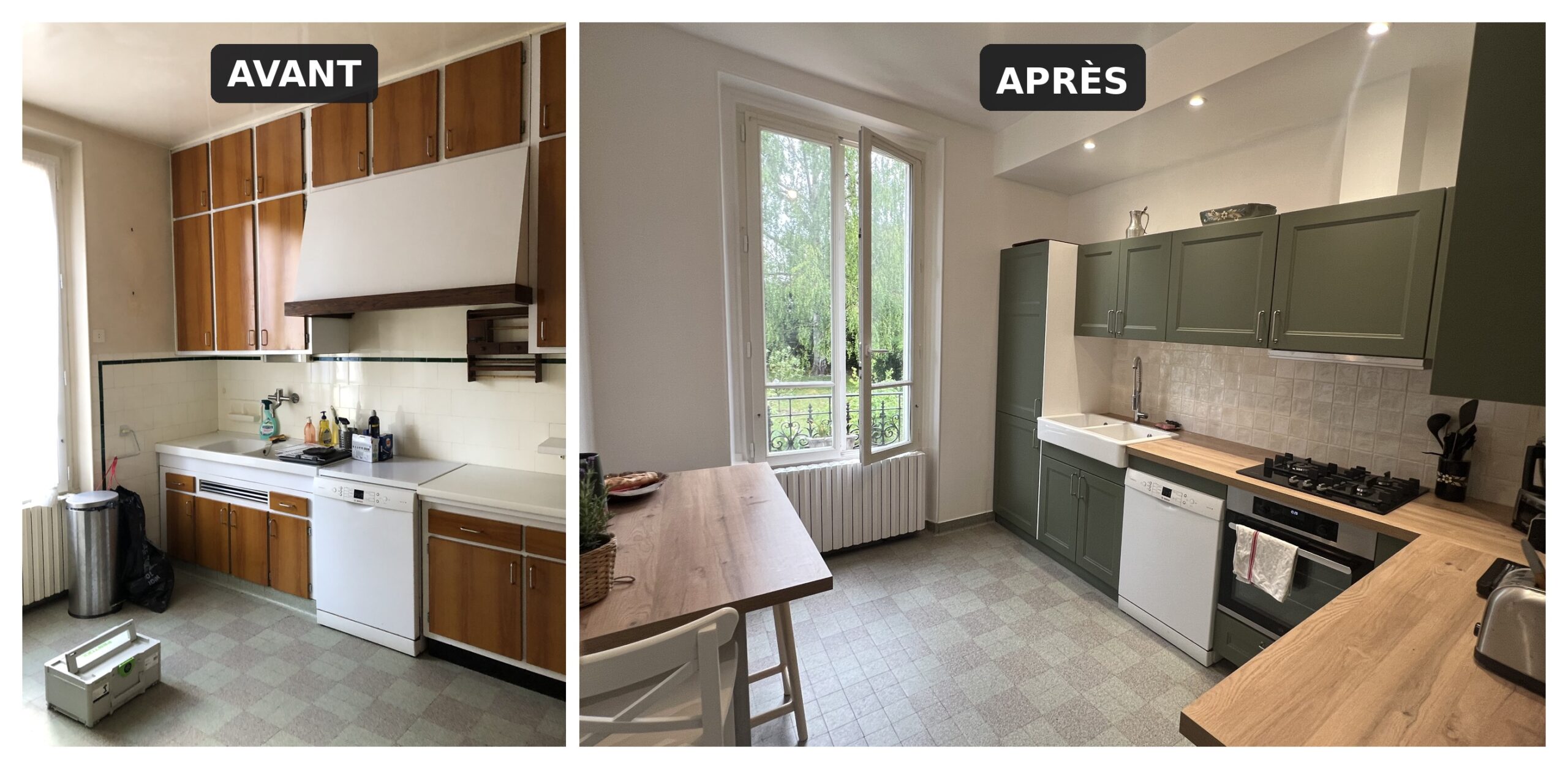Rénovation de cuisine avant après — TerraRenova
