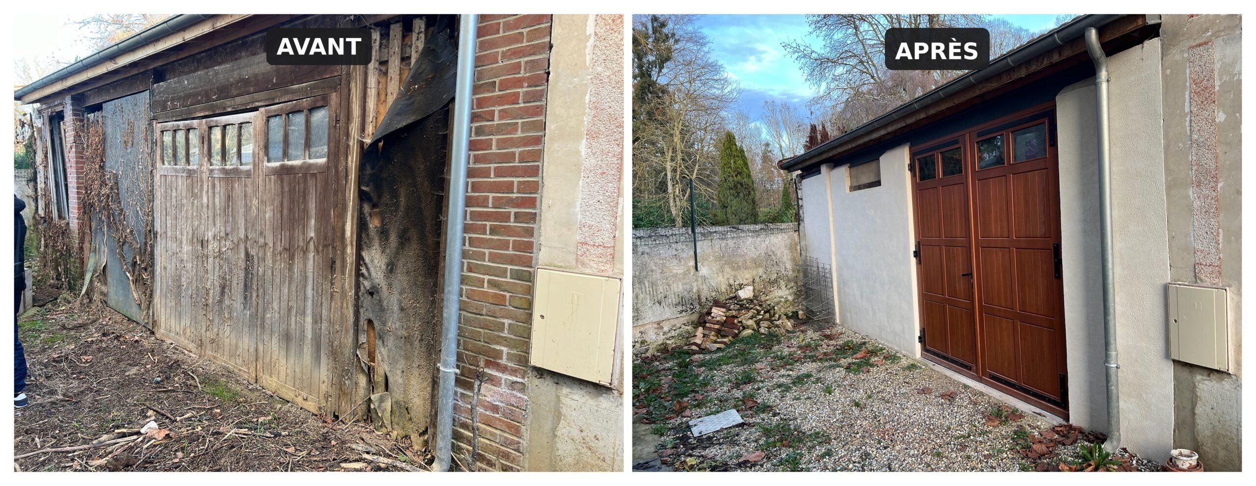 Réhabilitation de grange avant après — TerraRenova