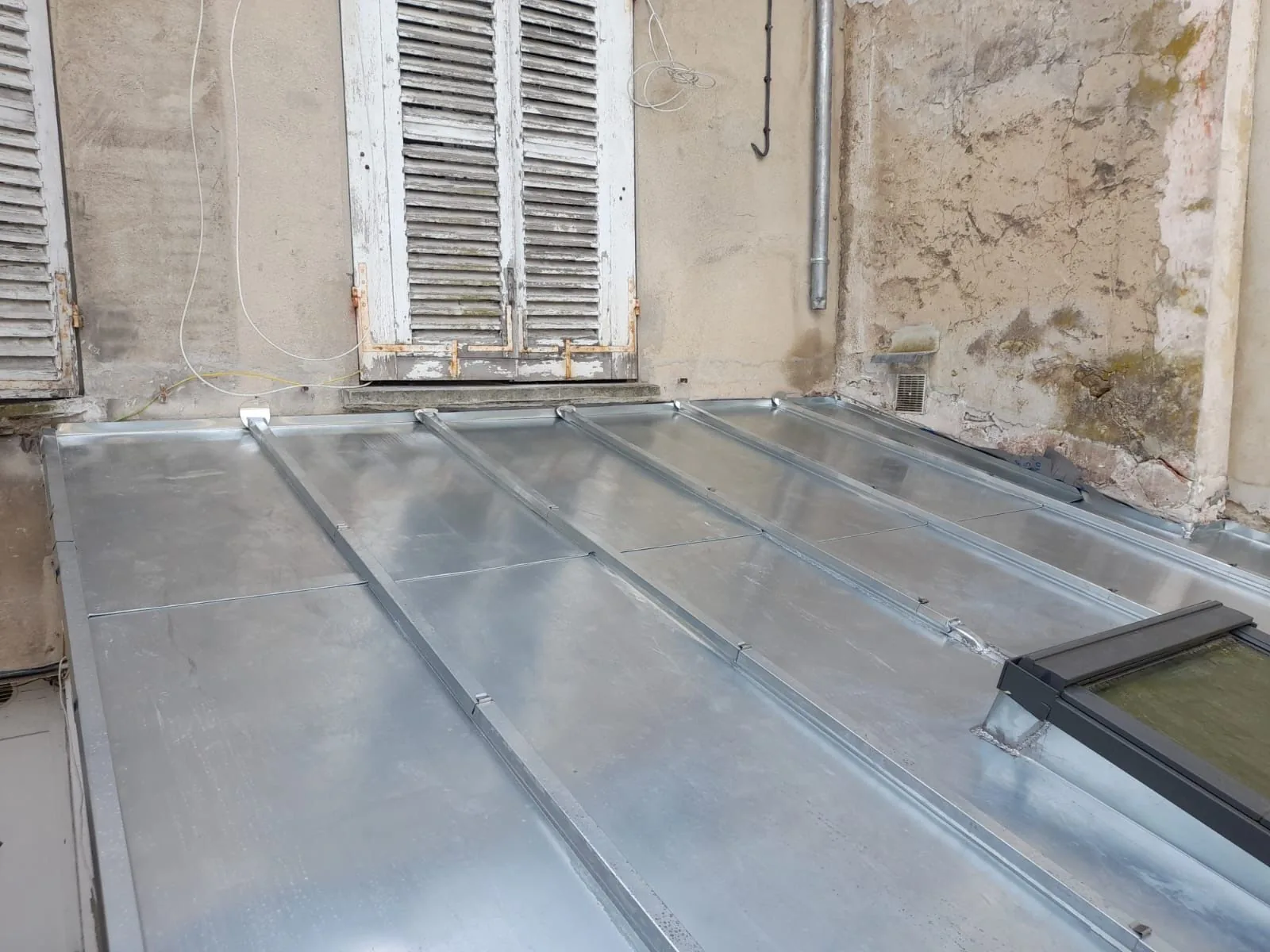 Travaux de zinguerie à Paris par TerraRenova — détail